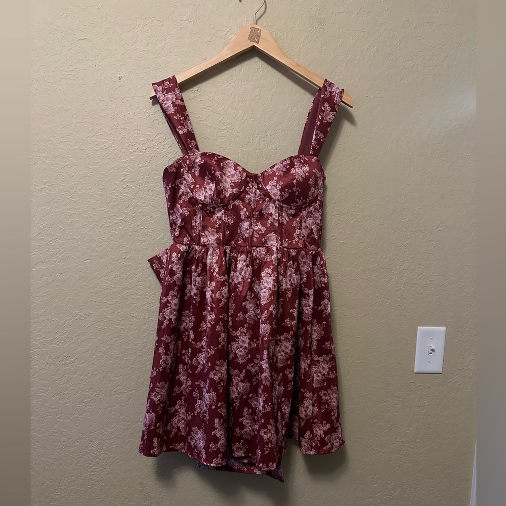 Altar'd State Pink Floral Mini Dress - Picture 5 of 9